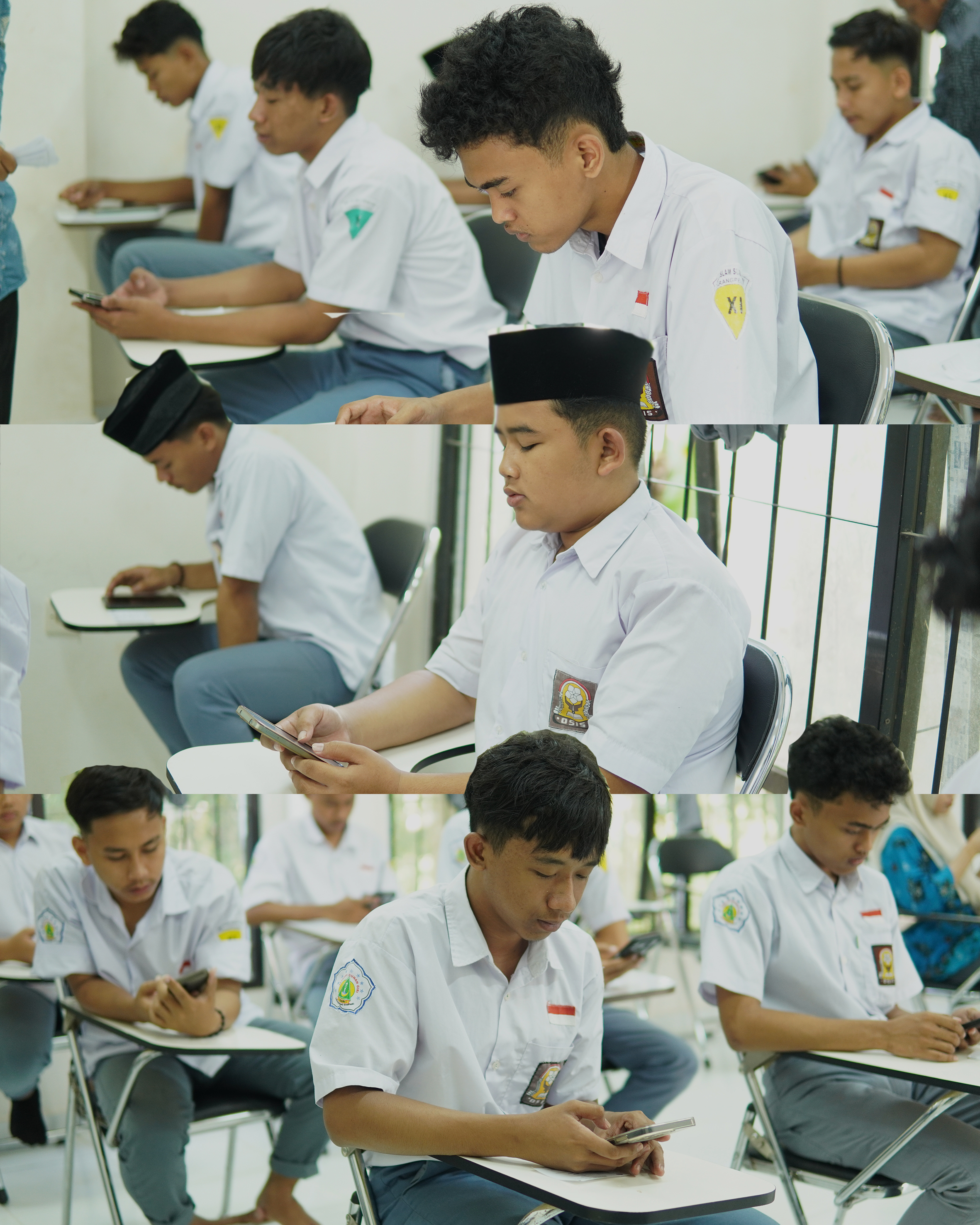 SMAS Islam Sunan Giri Gelar Penilaian Sumatif Akhir Semester Berbasis Digital
